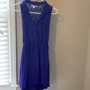 High low Roxy lace back dress